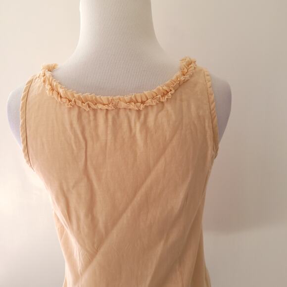 J. Crew Silk Ruffle Swirl Tank Blouse Pink Blouse Summer Girly Women 0 - Picture 7 of 13